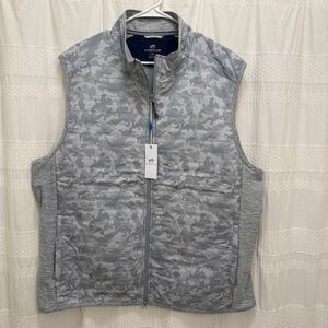 NWT Southern Abercorn Camo Print Performance Vest Men’s XXL Gray $138